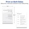 Avery 5-1/2" x 8-1/2" Rectangle, Glossy White Invitation Cards